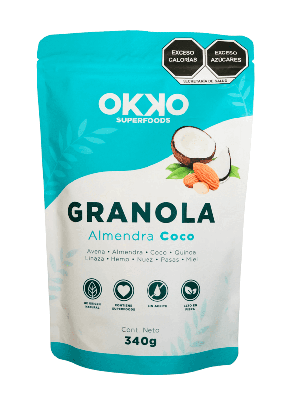 Granola Almendra Coco OKKO Super Foods 340g