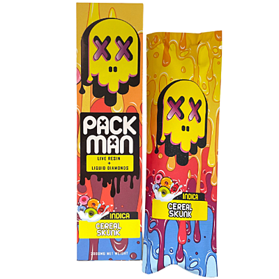Pack man Live resin + liquid diamonds Cereal Skunk