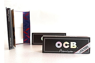 OCB Premium Tamaño 1 1/4 Papel de liar con filtros