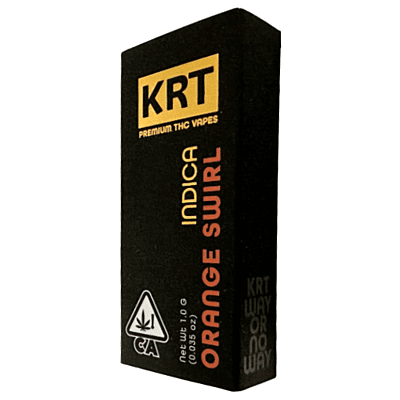KRT cart Orange Swirl
