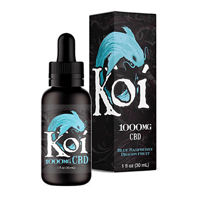 Aceite de CBD Koi 250 mg | Blue Raspberry Dragonfruit (30 ml)